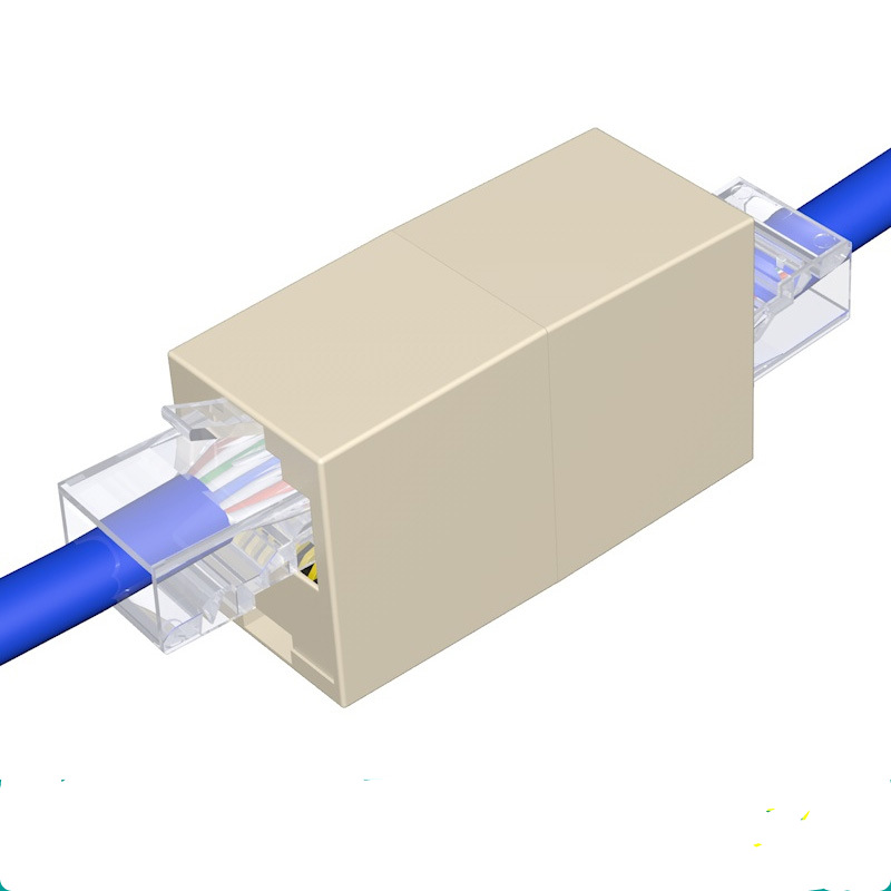 网络直通头对接头两条网线对接头分线器直连头网线不够长延长 - 图2
