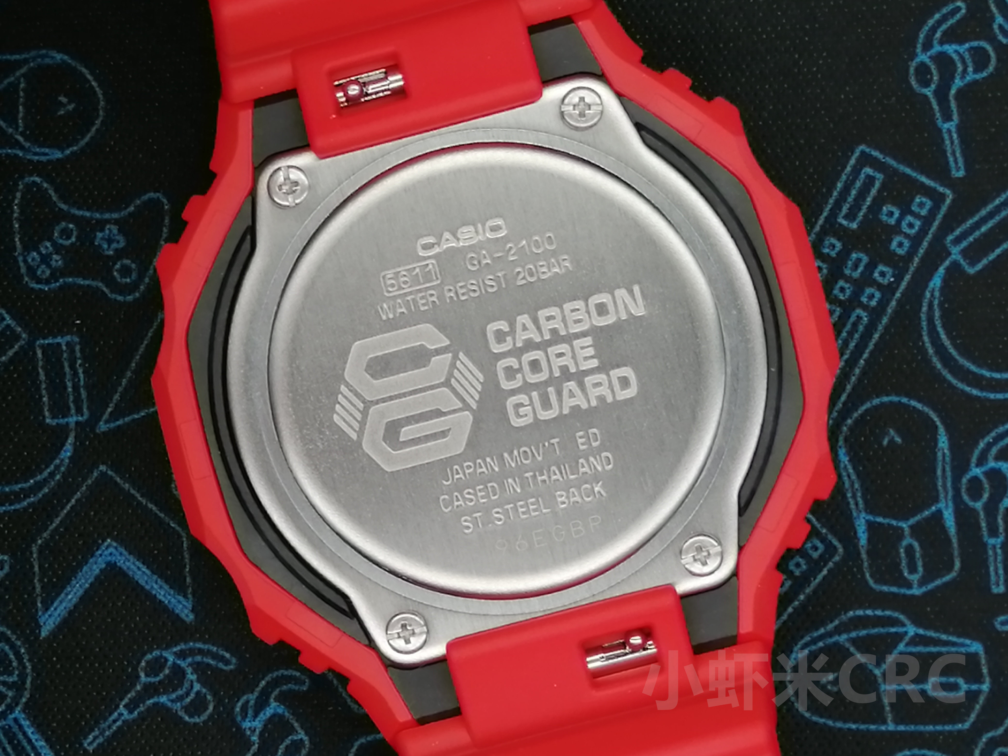 卡西欧新款G-SHOCK手表男女GA-2100-4A八角形碳纤维运动防水时尚 - 图2