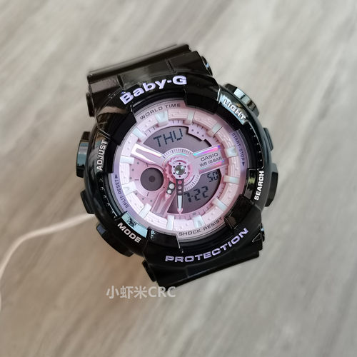 卡西欧baby-g七彩变色半透明ins风防水手表女BA-110PL-7A2 7A1 1A - 图2