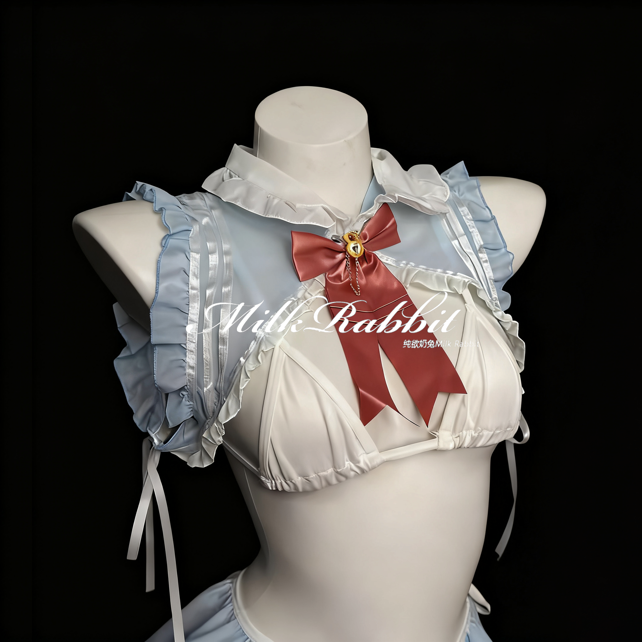 Cy奶兔「兔兔学妹」性感粉嫩可爱小兔兔睡裙 cos制服甜美日系套装,淘宝优惠券,粉丝福利购,淘宝优惠卷