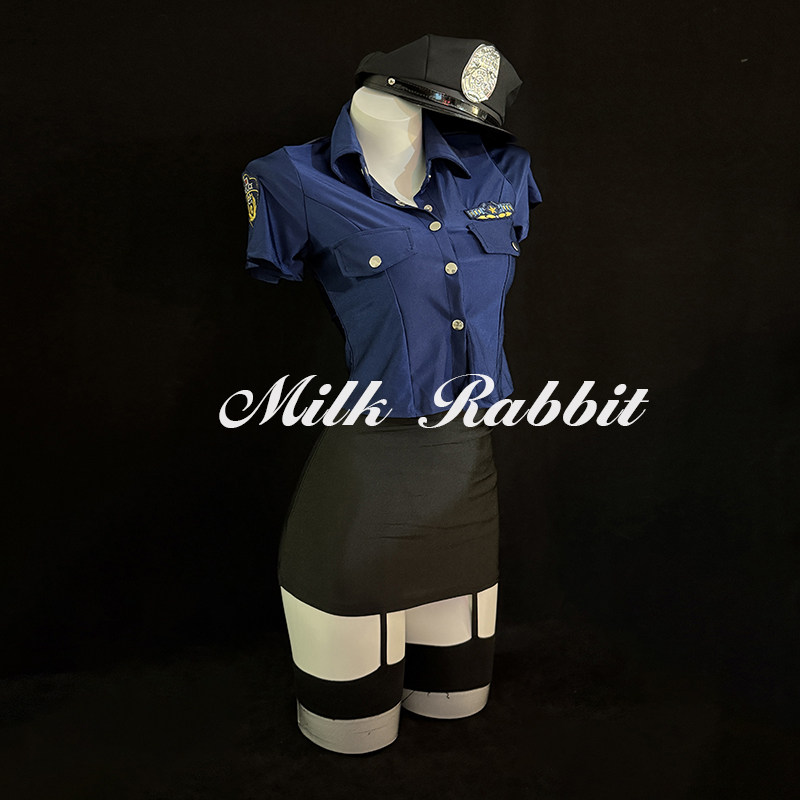 Cy奶兔「酷飒女警」性感制服qqny空姐OL职业套装修身显瘦内衣,淘宝优惠券,粉丝福利购,淘宝优惠卷