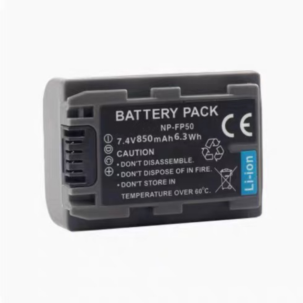 适用索尼DCR-HC20E HC21E HC22E HC23E摄像机NP-FP50电池/充电器 - 图2