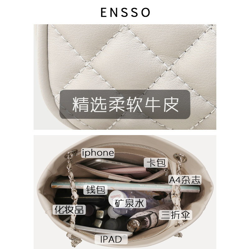 小ckmac电脑包链条包女大容量包包 ensso女士包袋