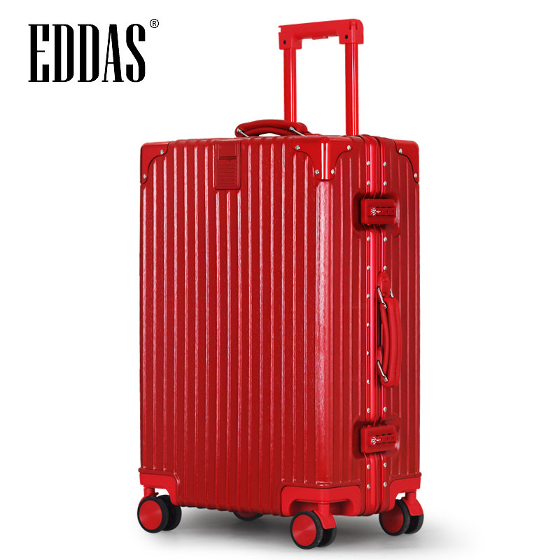 结婚女陪嫁万向轮小型20寸28拉杆箱 eddas旅行箱