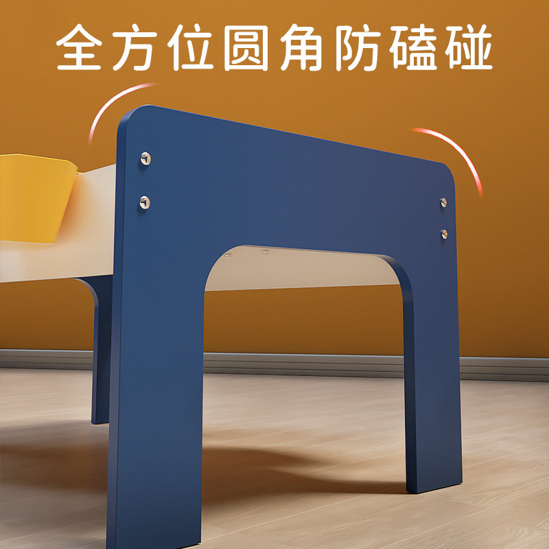 梦启点积木桌大颗粒男孩3岁2玩具 梦启点建构/拼插积木