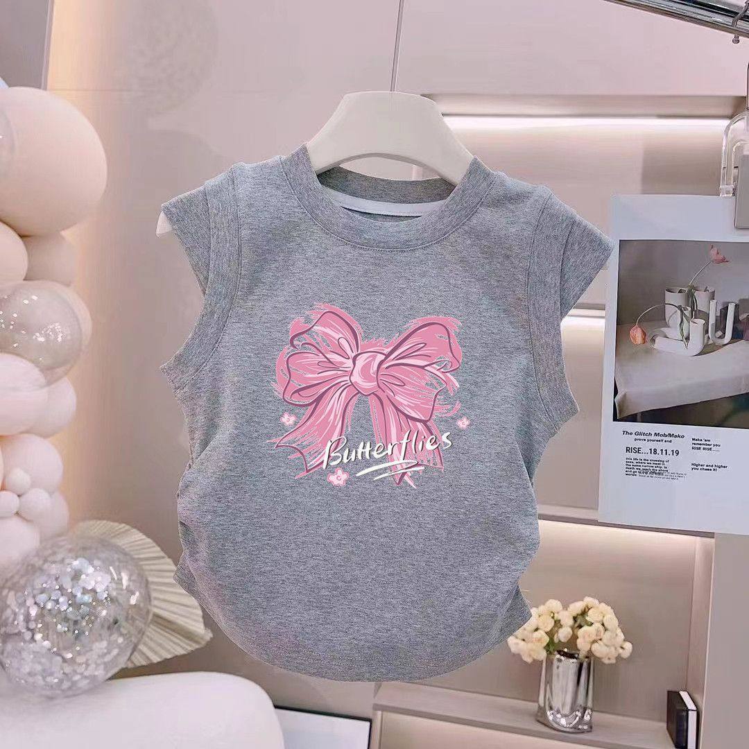 女童纯棉上衣2025新款夏季女孩休闲宝宝洋气公主短袖T恤,淘宝优惠券,粉丝福利购,淘宝优惠卷