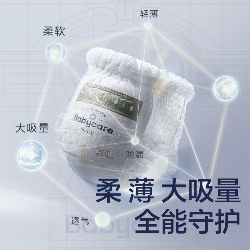 babycare皇室试用装皇室小箱装狮子王国纸尿裤拉拉裤NB-XXXL干爽