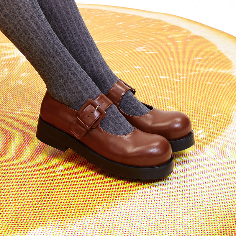 【新品】littlegood少女玛丽珍鞋女2025新款米奇大头百搭小皮鞋,淘宝优惠券,粉丝福利购,淘宝优惠卷