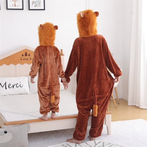 Осенняя демисезонная детская удерживающая тепло пижама, фланелевый милый детский костюм, семейный стиль