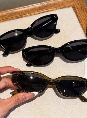 复古猫眼墨镜女款高级感显瘦2026