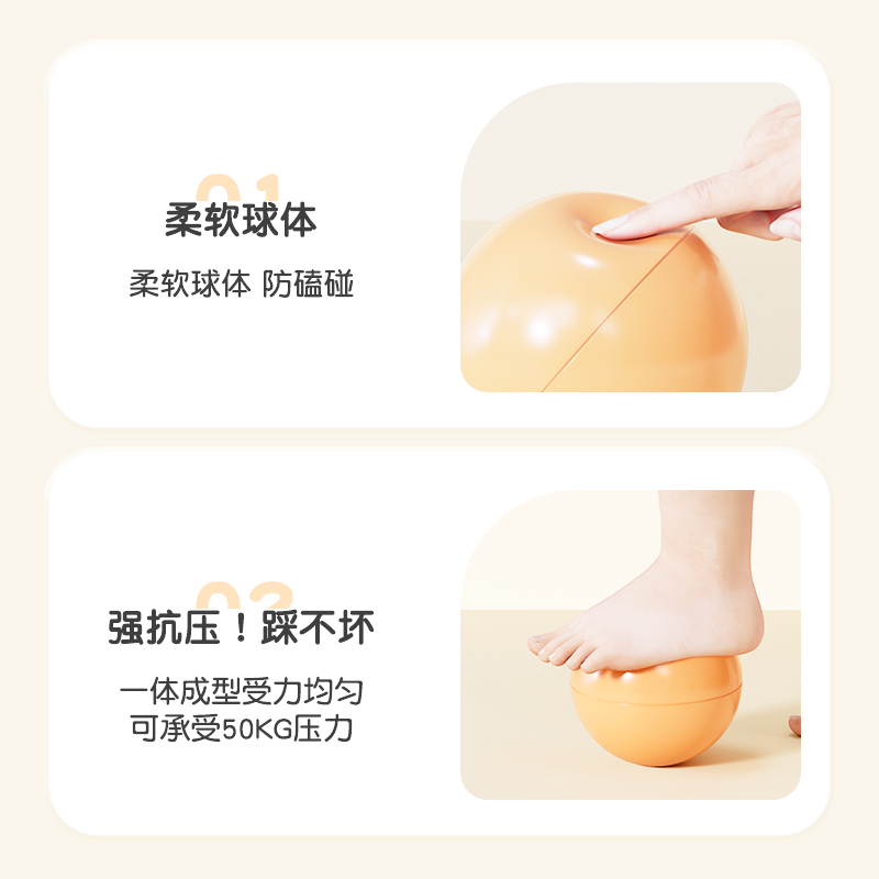 海洋球婴儿可啃咬无毒无味儿童玩具加厚波波球宝宝游乐场球池围栏