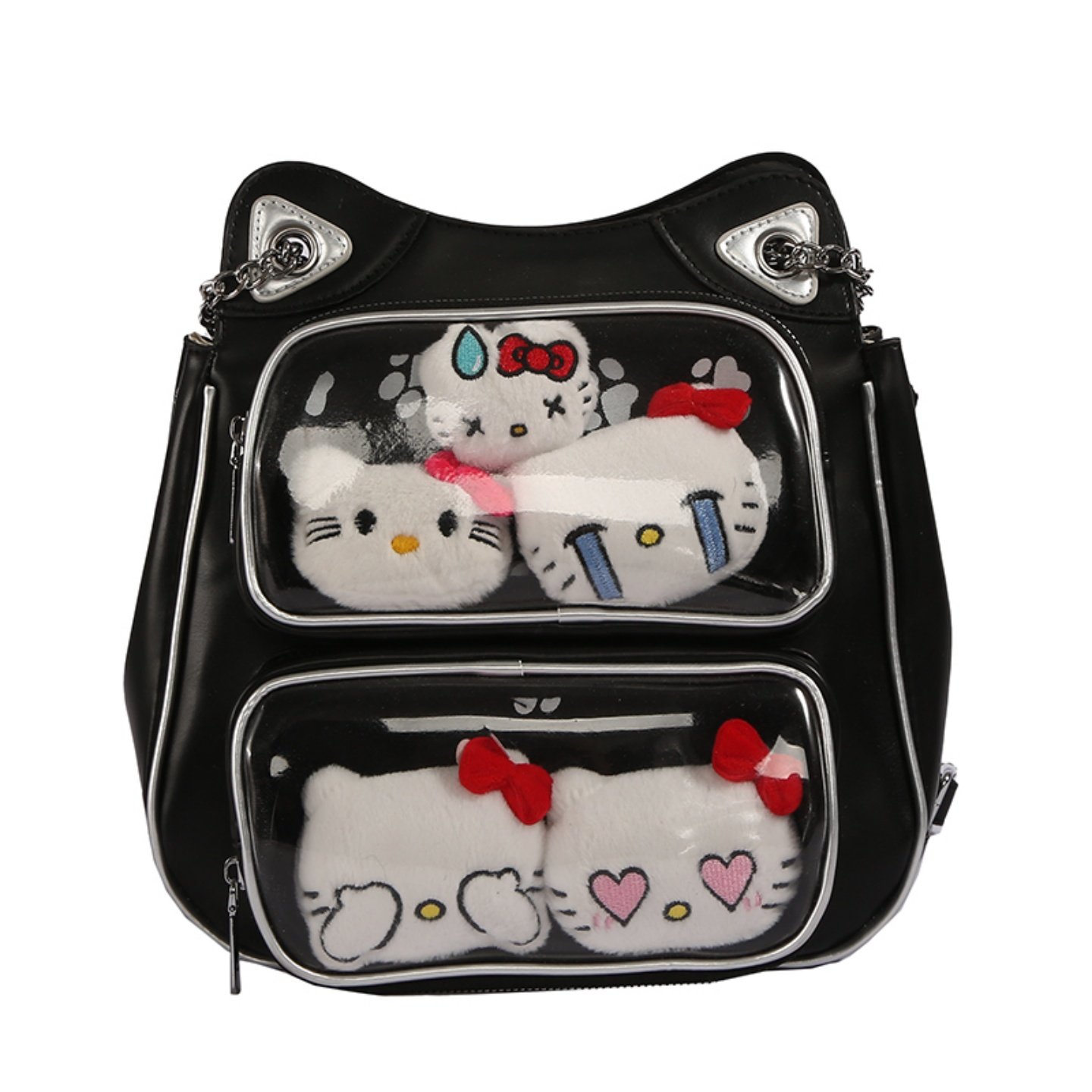 小众设计感痛包学院风小食量透明包吧唧包10厘米娃包二次元pu包女,淘宝优惠券,粉丝福利购,淘宝优惠卷