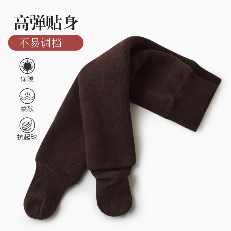 喜得瑞女童加绒大pp冬白色加厚裤袜 喜得瑞儿童袜子(0-16岁)