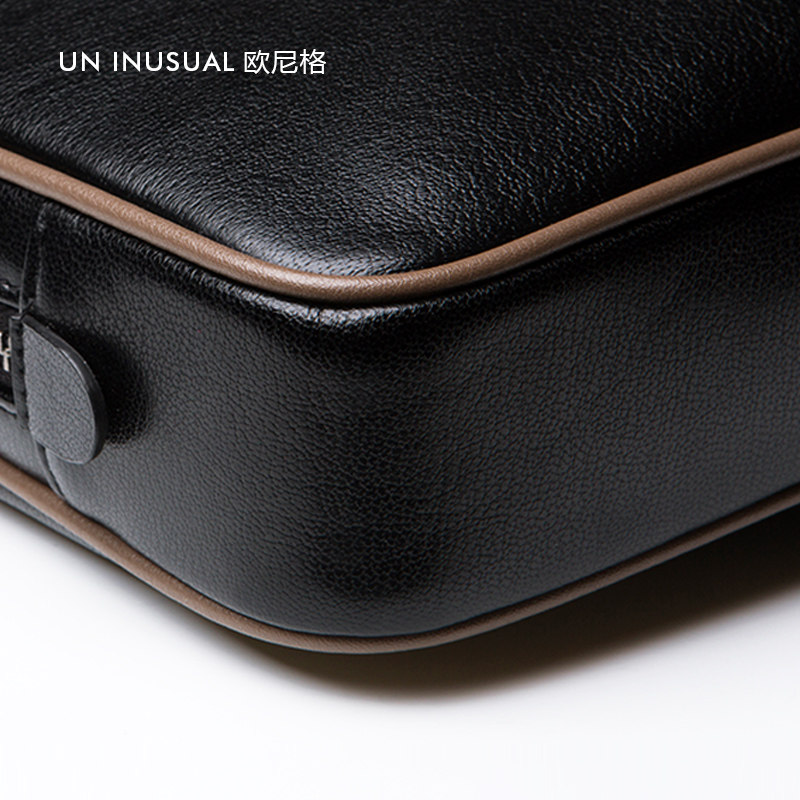 真皮手拿商务包休闲电脑简约手提包 欧尼格男士包袋