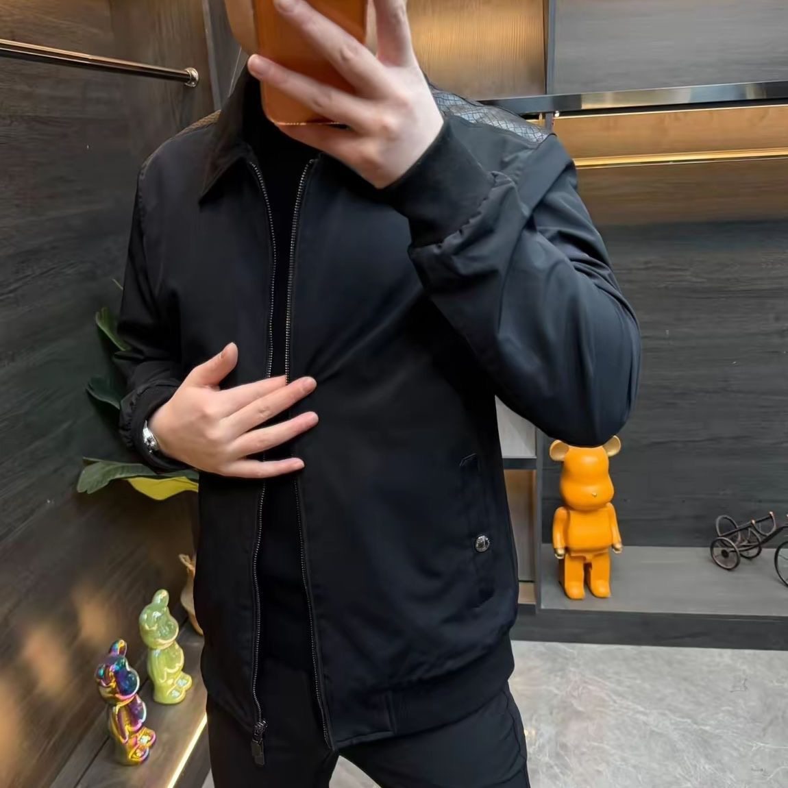 【现货】1963极简风翻领夹克男修身防风外套休闲百搭商务男装上衣,淘宝优惠券,粉丝福利购,淘宝优惠卷