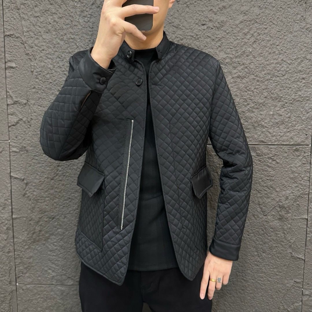 【现货】24171时尚棉衣修身男男士休闲翻领棉服潮流常规百搭立领,淘宝优惠券,粉丝福利购,淘宝优惠卷