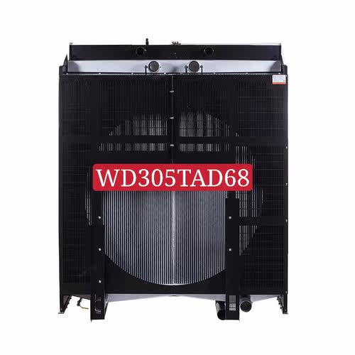 WD305TAD68 无锡动力650KW柴油机发电机组水箱散热器华阁维创原装 - 图0