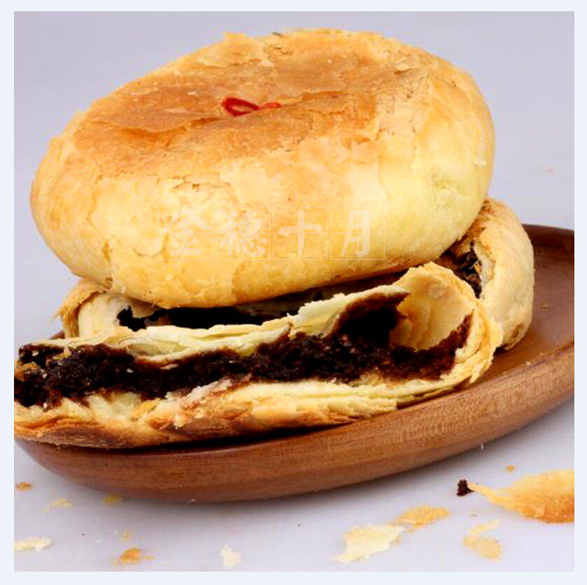 榆林果馅陕北特产小吃陕西酥皮点心子洲果馅传统枣泥/五仁馅糕点