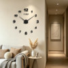 Living room decoration clock plexiglass metal paint
