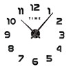 Living room decoration clock plexiglass metal paint