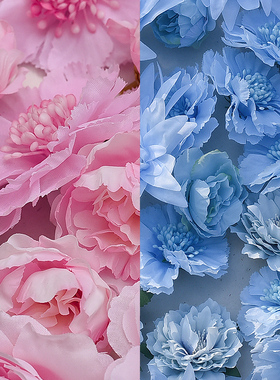 痛包手工绢花diy材料包仿真花中古风高级感逼真红色紫色蓝色假花
