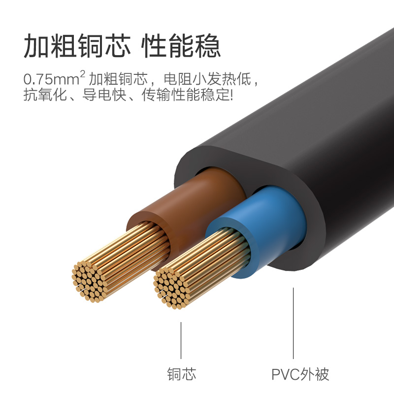 适用Letv乐视超4电视机l403pn X43 X40 S40 S50 Air2孔8字电源线-图1