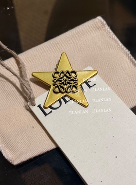 【兰LANLAN】五角星徽章万能搭配包包饰品领花个性金属感发饰发夹