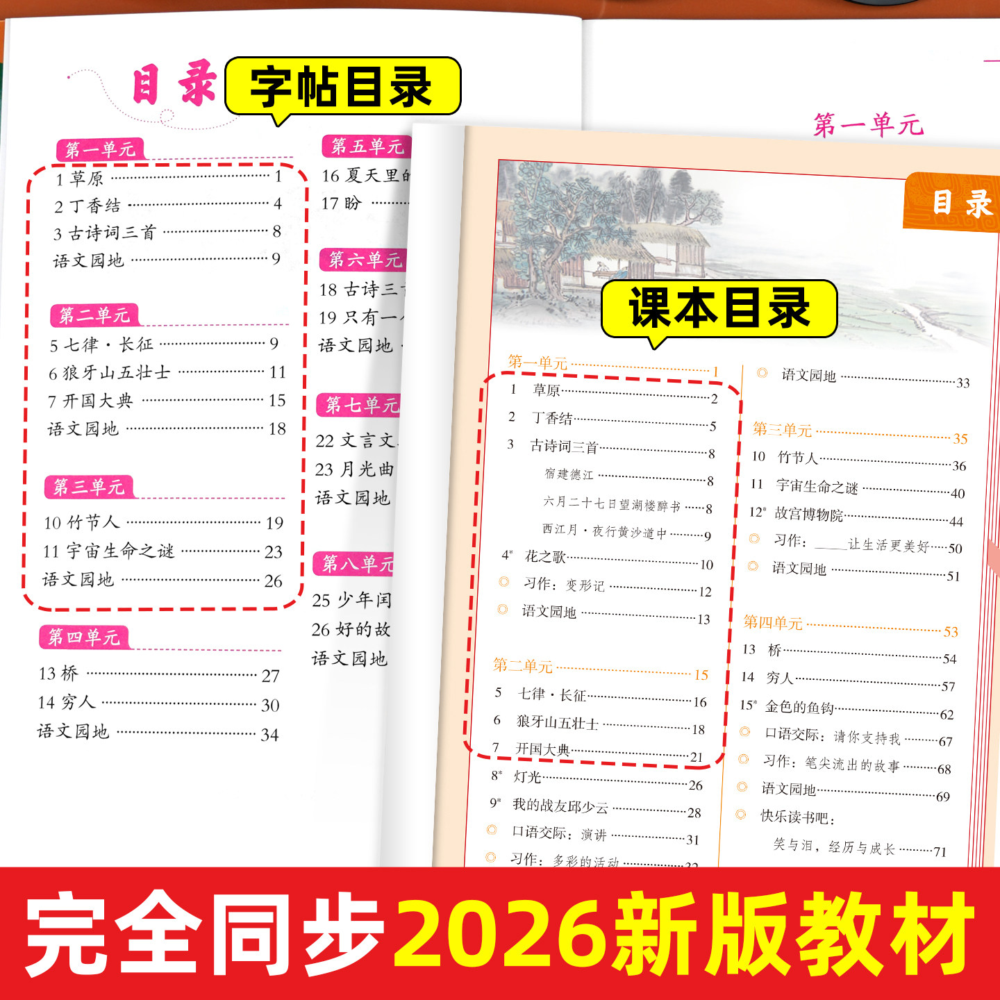 2026秋六年级上册新课堂笔记练字帖人教版六上语文字帖课本同步练字帖6年级上小学生专用钢笔生字帖学期练字教材写字暑假作业衔接