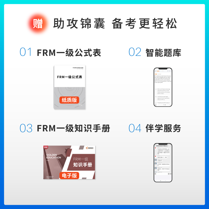 官方正版】2024高顿FRM一级中文教程官方教材金融风险管理师考试用书持证无忧系列frm一级教材赠网课视频教程课程中文教材习题库 - 图3