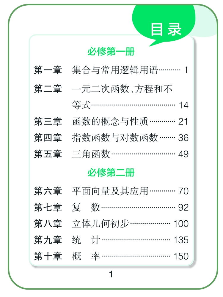 新教材Qbook口袋书高中数学公式定律手册基础知识点小册子大全重点速查考点速记高一高二高三高考备考复习资料pass绿卡图书Q-book-图0