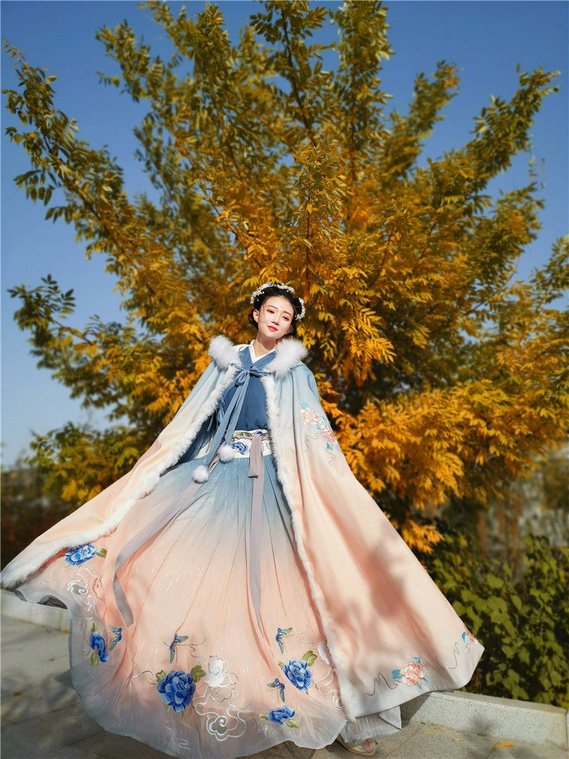 陛下兰他惜原创汉服九天玄女仙斗篷 陛下兰他惜汉服