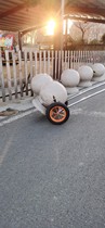 Barricade stone ball carrying caravan stone mound stroller stroller stroller stone ball moving car stone ball carrying cart cart