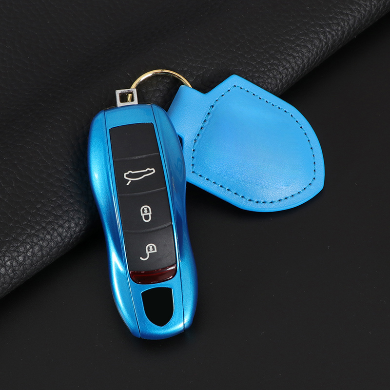 适用于保时捷改装钥匙扣911卡宴macan帕拉梅拉盾牌扣汽车钥匙挂扣-图0