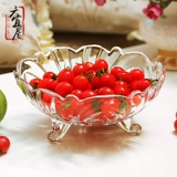 六宜居 Европейская стиль стеклянная вода пластинка современная гостиная простые творческие семена кофейного столика дыня сухость фруктовая конфетка дома