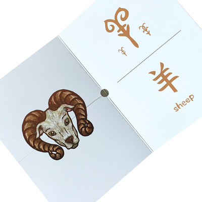 全套4册正版小象汉字我的第一本汉字书识字卡片0 3 6岁儿童汉字象形字启蒙认知宝宝看图识字翻翻书幼儿园甲骨文教材幼儿早教书籍 虎窝淘