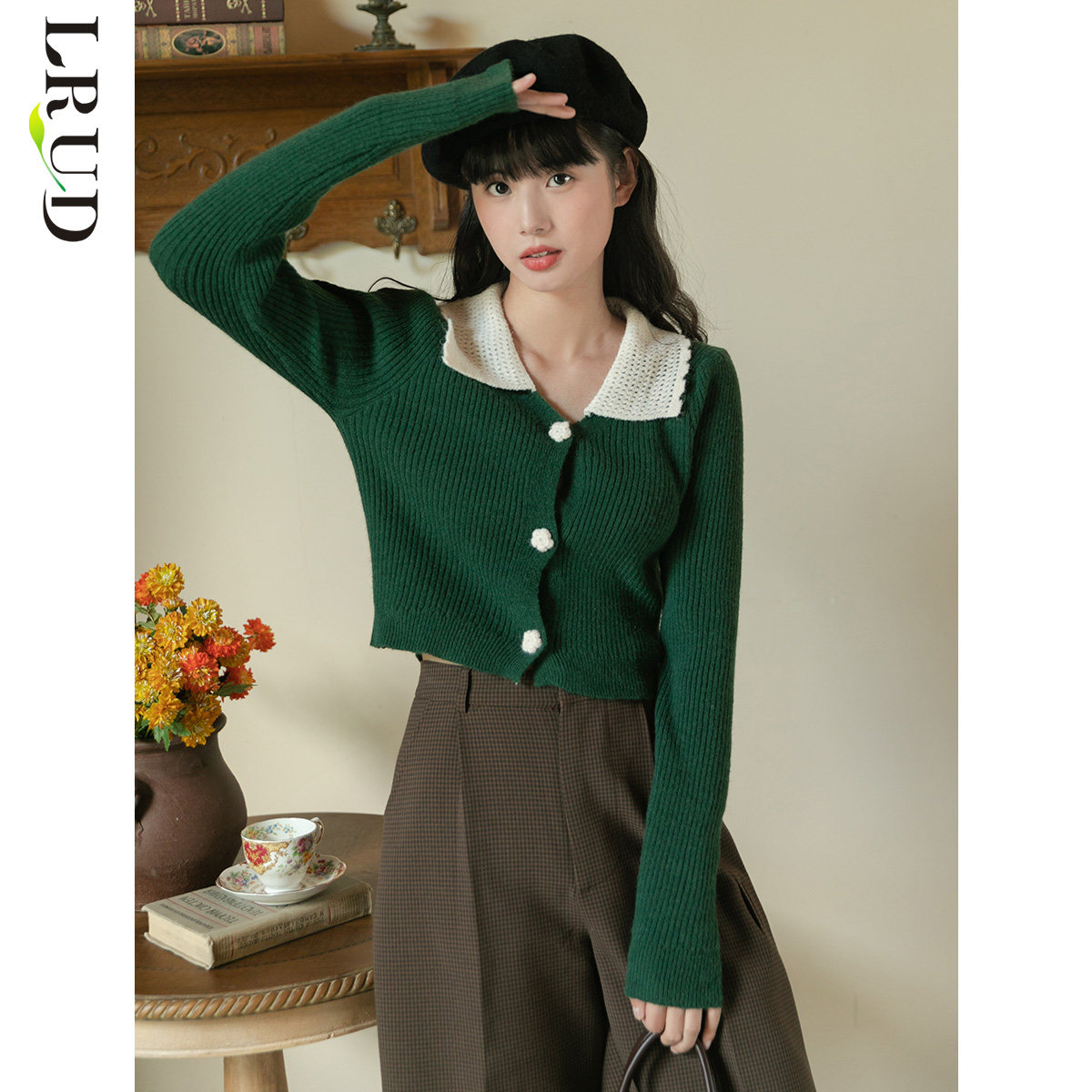 lrud复古春秋外穿2021新款韩版毛衣 lrud毛衣
