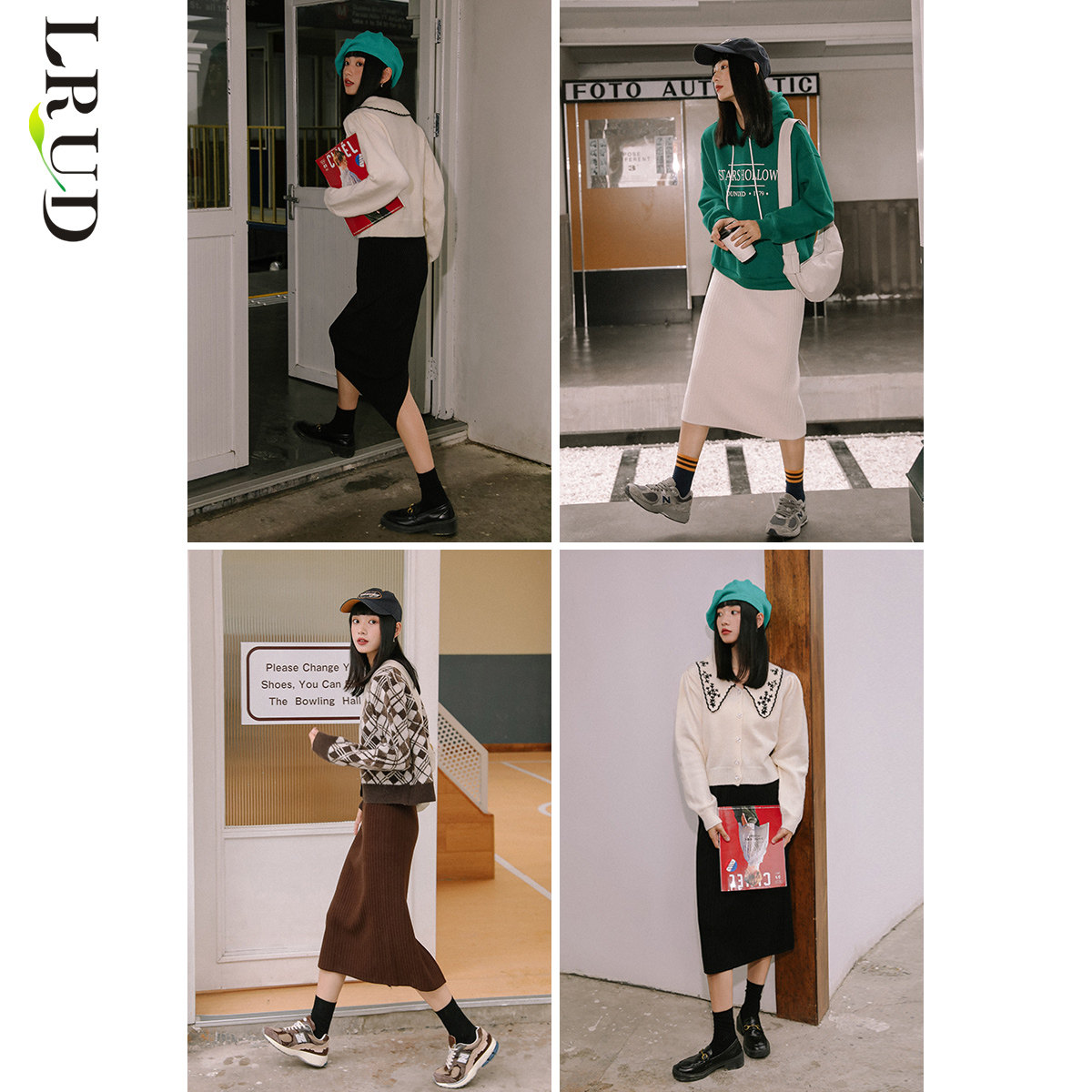 lrud针织2021秋冬新款韩版配半身裙 lrud半身裙