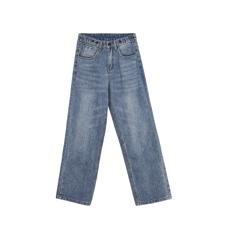 lrud直筒女2022年新款高腰牛仔裤 lrud牛仔裤