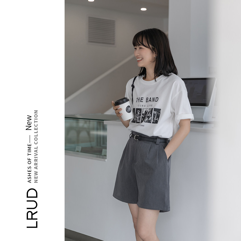 lrud显瘦百搭2022夏季新款阔腿裤 lrud休闲裤