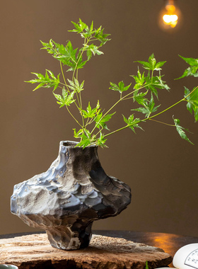 掬涵侘寂风陶瓷花瓶招财葫芦摆件