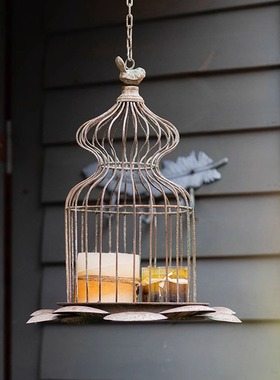 掬涵铁艺鸟笼吊篮花盆多肉悬挂