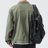 Хлопковая джинсовая мужская демисезонная куртка для отдыха, большой размер