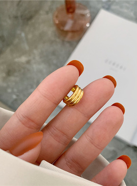 钛钢耳饰 小众设计感耳夹无耳洞轻奢高级耳骨夹女精致通勤不掉色