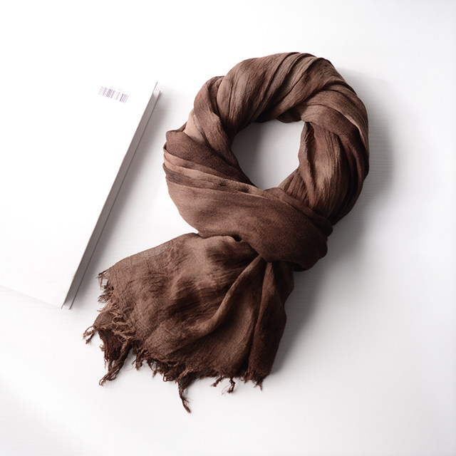 Autumn and winter retro personalized Japanese men's and women's Korean style scarves