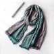 Spring, autumn and winter striped Korean style scarves for men and women
