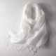 Japanese minimalist high-quality rain and dew linen scarf