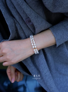 美国洗手不用摘弹力天然淡水珍珠