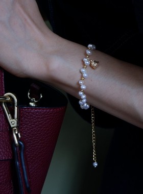 森系仙女风手串淡水珍珠