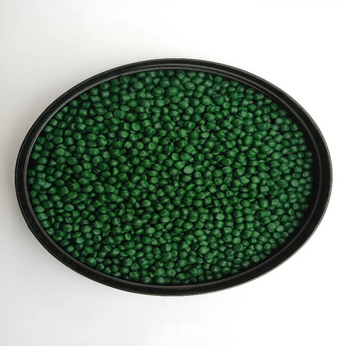 厂家直销深绿色母 塑料吹膜 绿色母粒注塑 草绿色 色母粒可订 - 图3