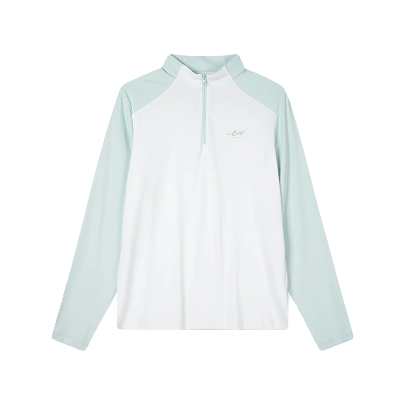 探拓户外夏季薄款半开衫长袖男速干弹力透气立领简约运动T恤女,淘宝优惠券,粉丝福利购,淘宝优惠卷